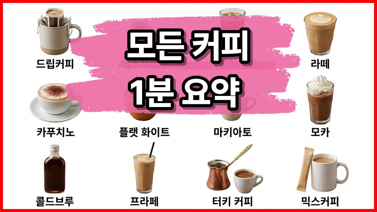 모든 커피 총 정리