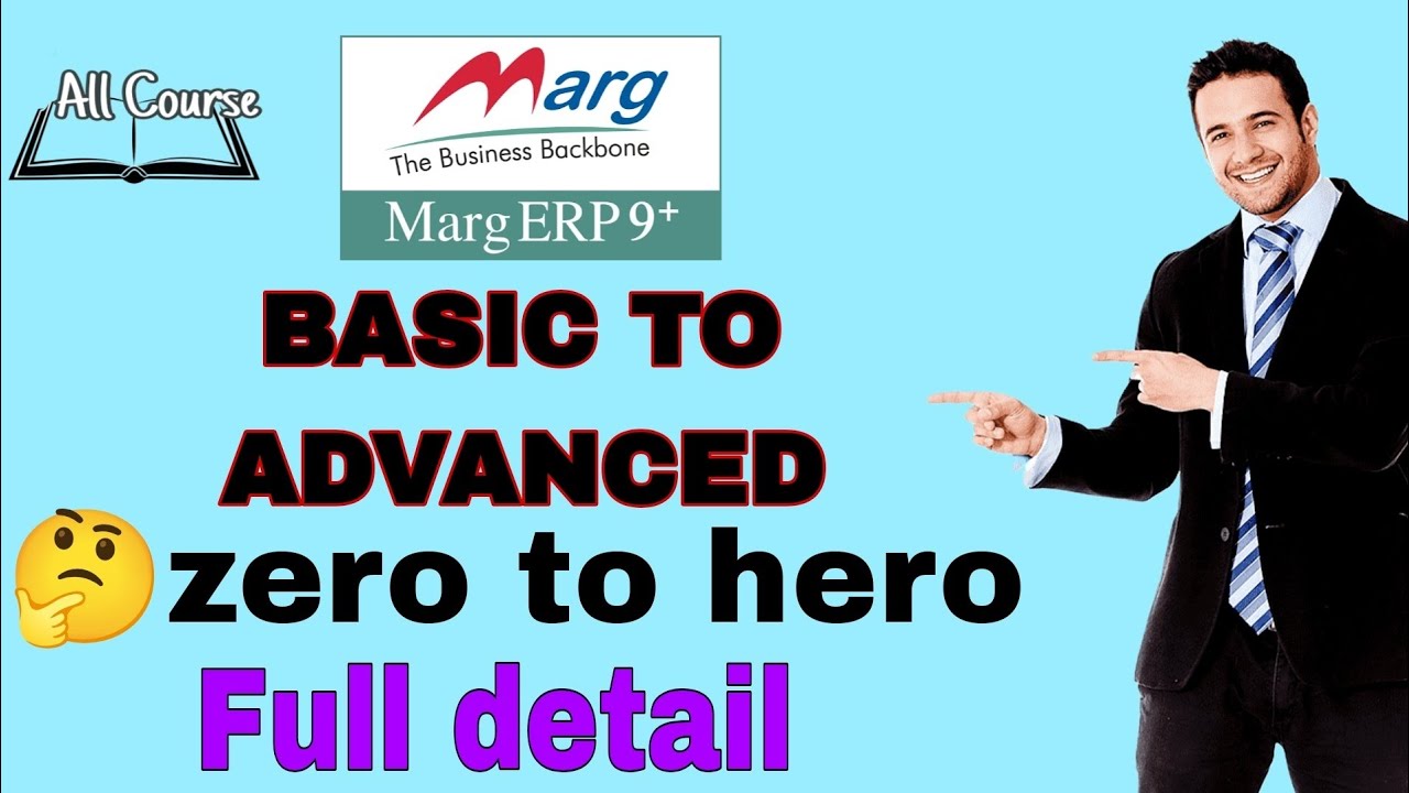 🤔Marg ERP 9 Full Course  in Hindi Marg ERP 9 for Beginners in Basic to Advance #margerp #fullcourse 