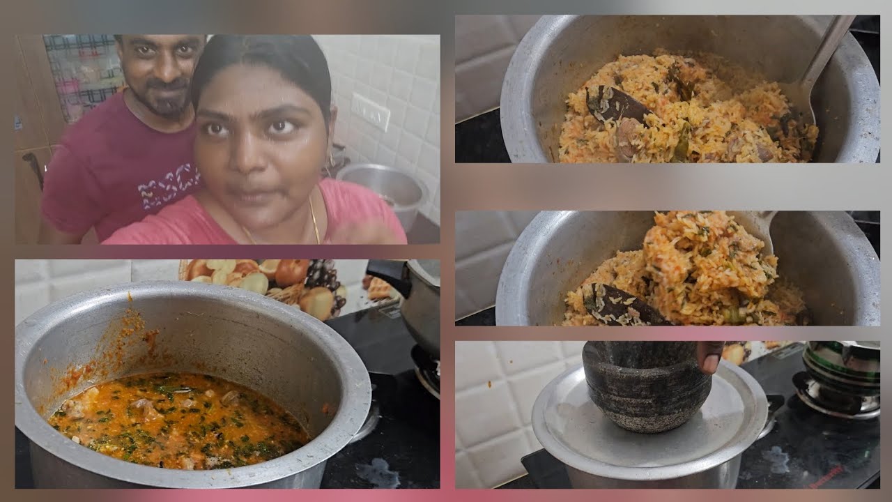 Mutton biriyani ... family fun video... vaniyambadi biriyani... 