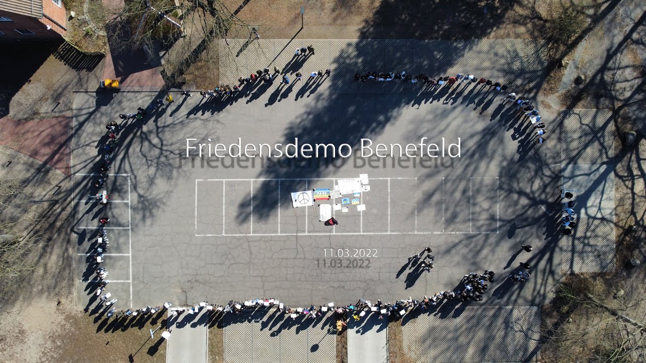 Friedensdemo in Benefeld