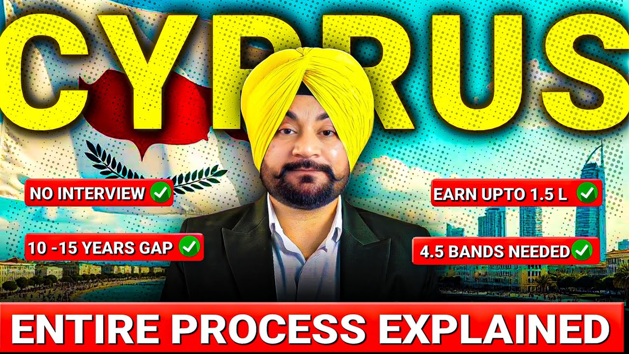 Study in Cyprus 2025: No Interview, 4.5 Bands | Earn ₹1.5 Lakh | Full Process Explained!
