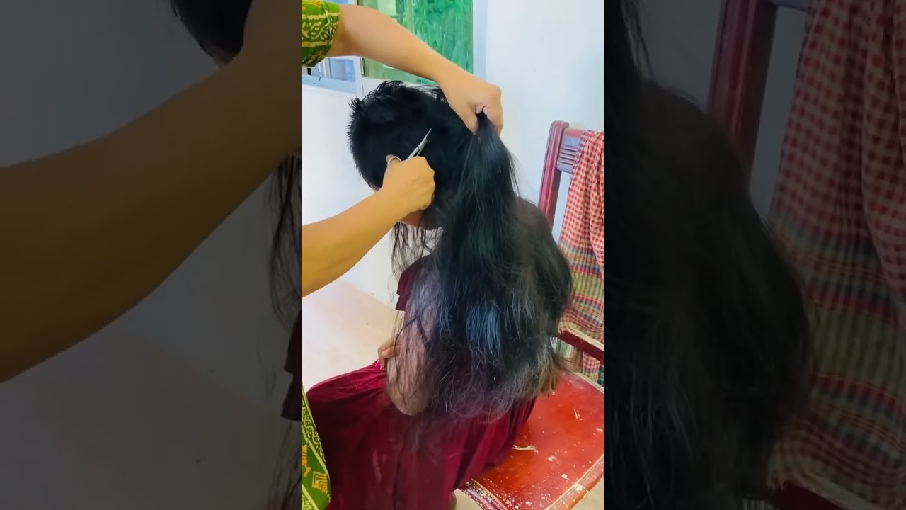 Shaving My Long Silky Hair Because of Lice | Beautiful Hair Transformation 2025