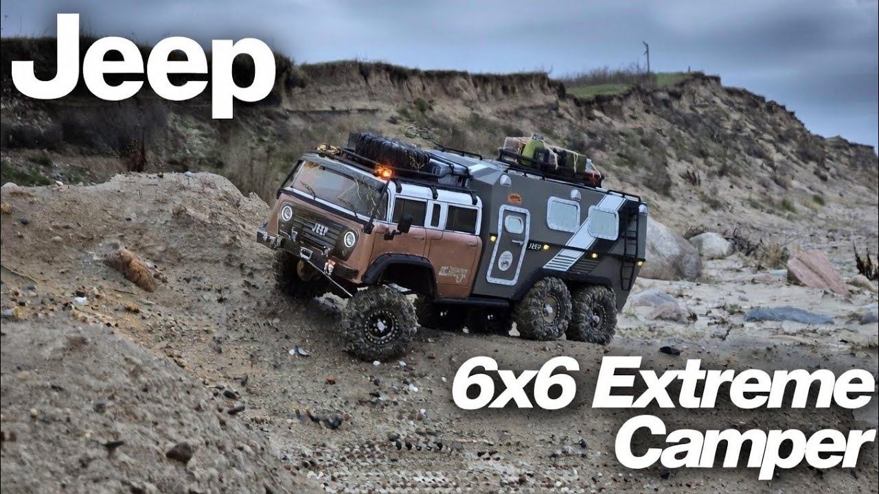 Jeep 6x6 Extreme Camper Trail ( CrossRc JT6 )