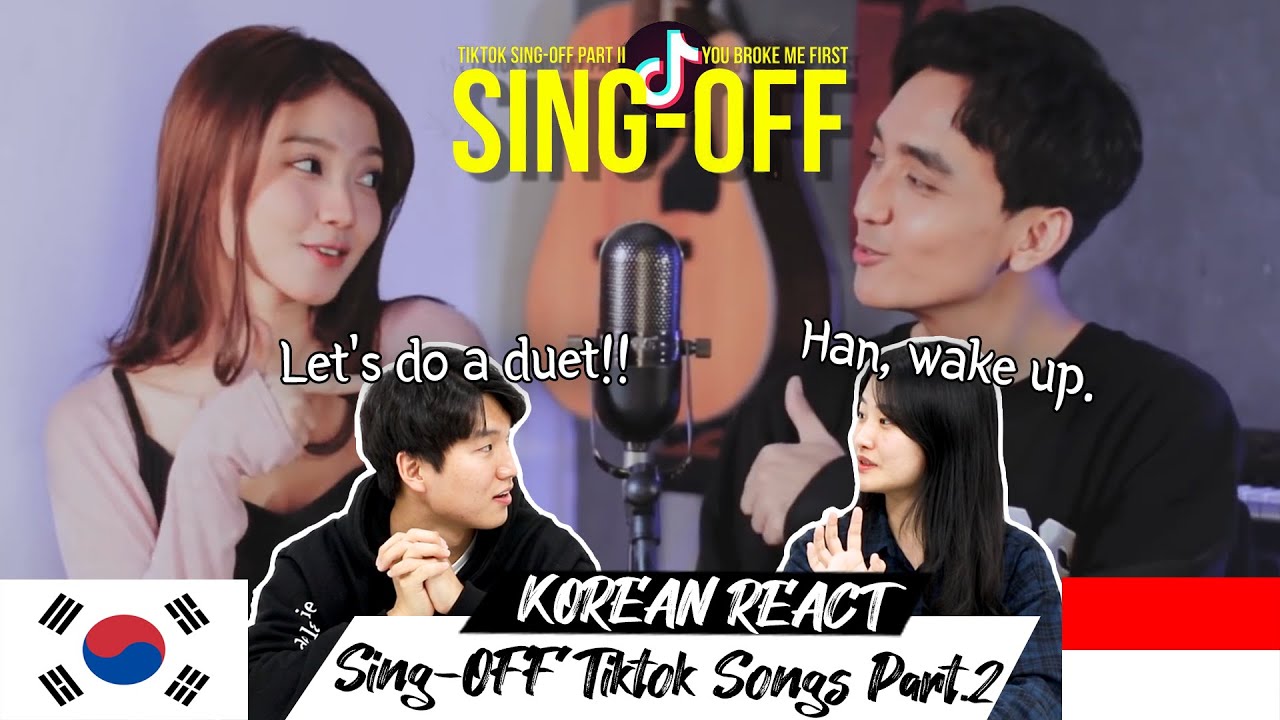 🧑‍🎤 Korean Reaction🧑‍🎤 SING-OFF TIKTOK SONGS Part II  | Indonesia