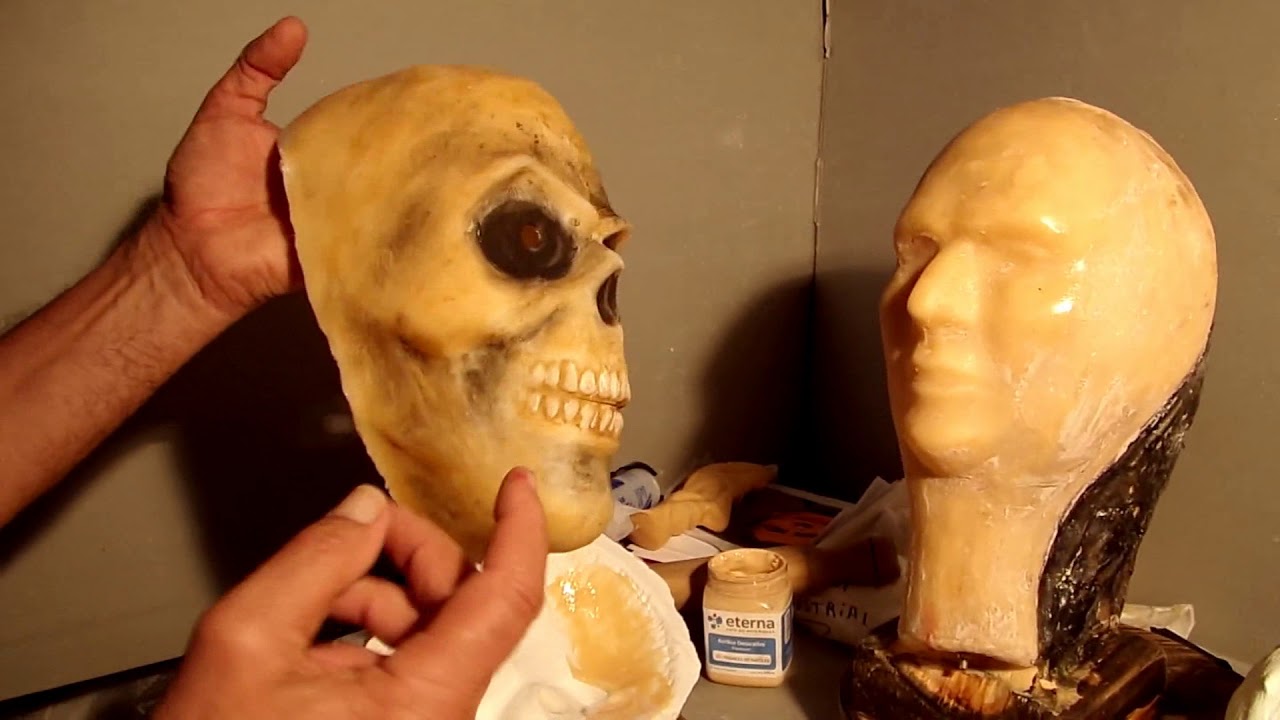 COMO HACER MASCARA DE LATEX O SILICONA