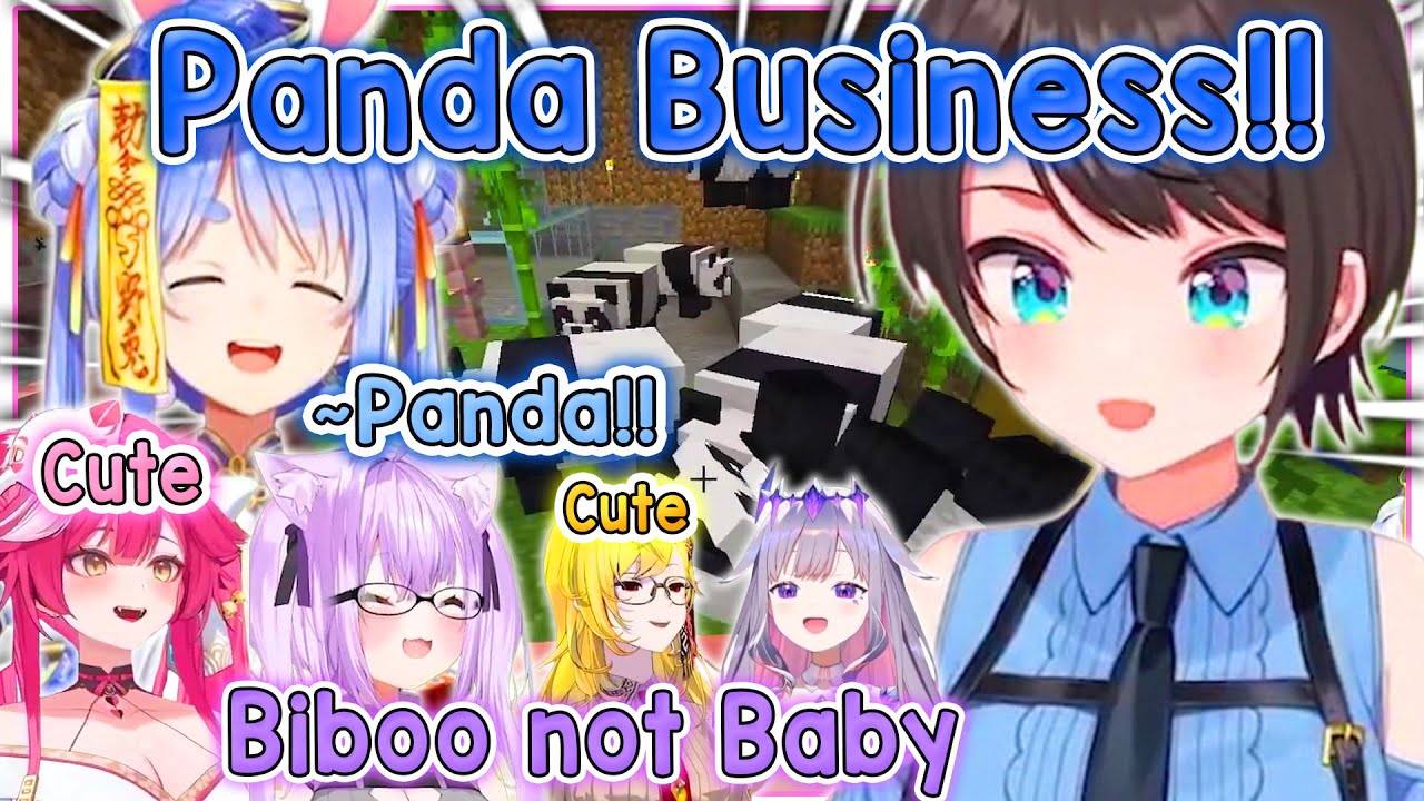Keseruan Biboo Mencari Panda & Reaksi HoloMember saat Ngeliat Panda Biboo..【Koseki Bijou | Clips】