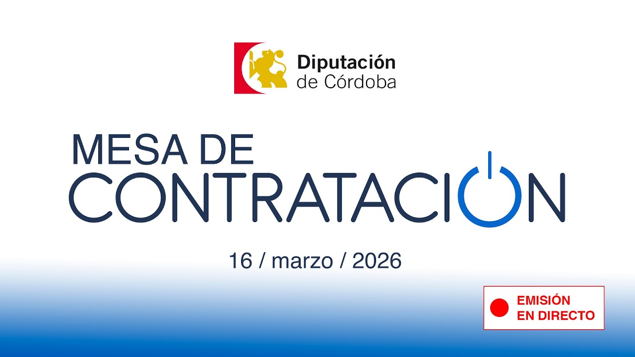 Mesa de contratación de la Diputación de Córdoba | 16 marzo 2026