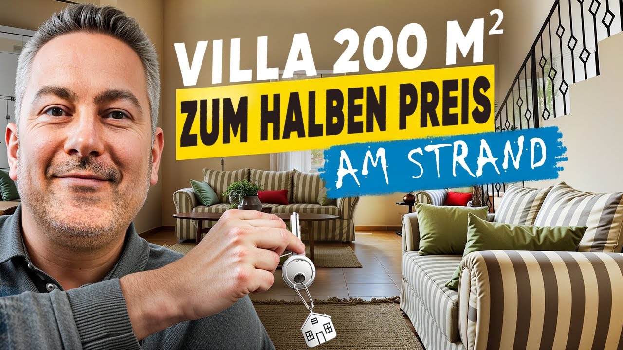 DRINGENDER VERKAUF! Einzige Villa am Strand mit 50 % Rabatt! | Nordzypern &ndash; Iskele