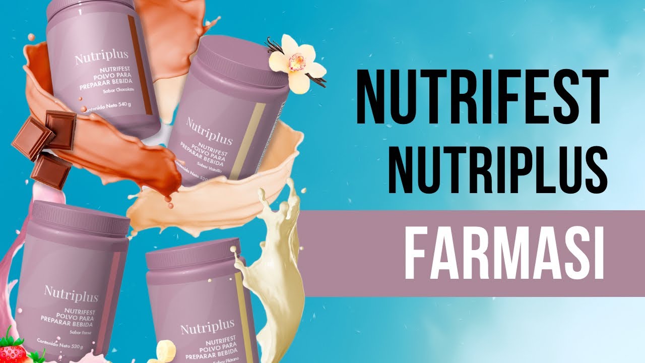 Nutrifest de Farmasi. Polvo para preparar malteada Nutriplus
