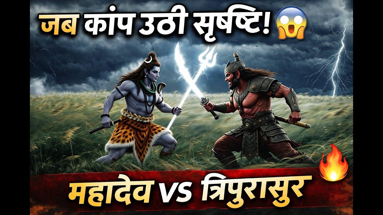 जब कांप उठी सृष्टि 😱 | त्रिपुरासुर का अंत करने स्वयं प्रकट हुए महादेव 🔥 | त्रिपुरांतक की महागाथा