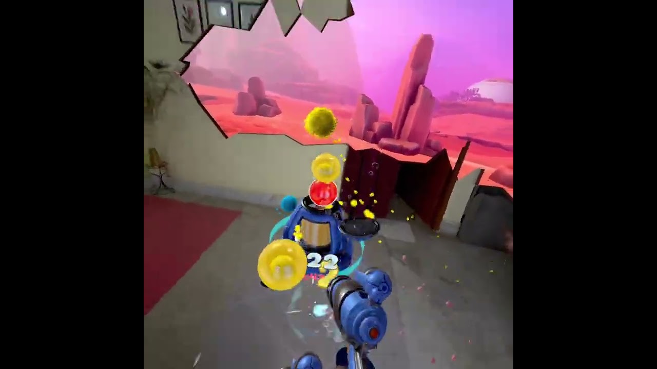 Alien encounter fun I Mixed reality | VR Meta Quest 3
