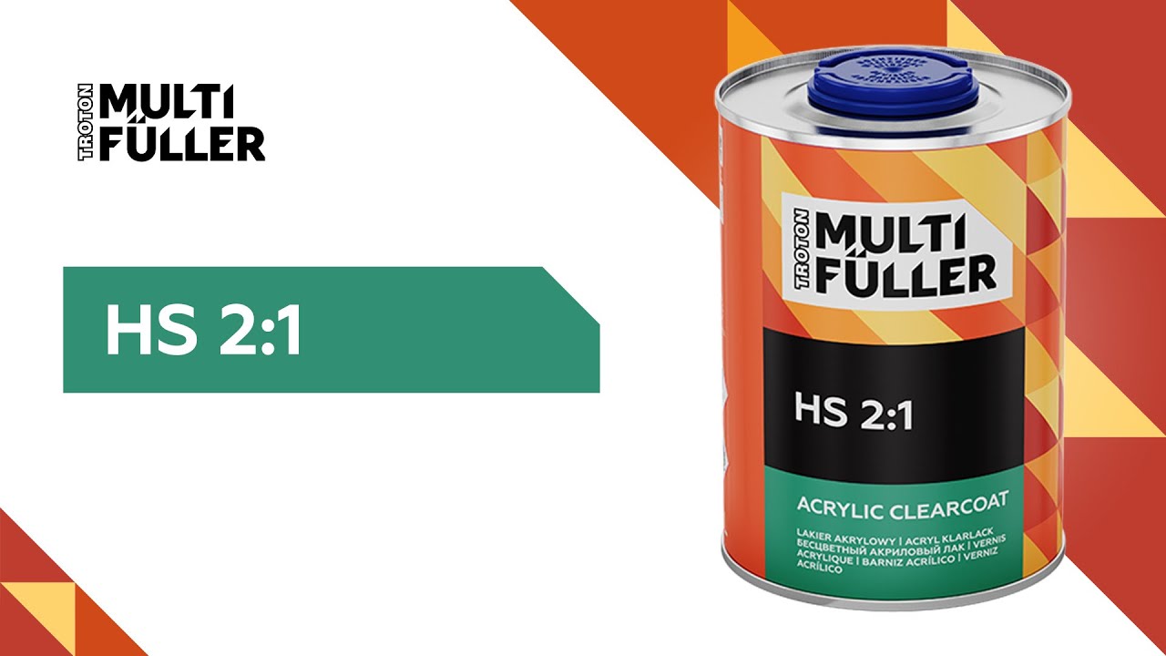 HS 2:1 Acrylic clear coat Multi F&uuml;ller