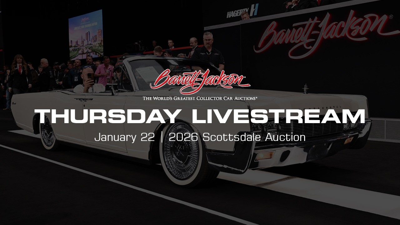 Barrett-Jackson 2026 Livestream Replay - Thursday, Jan 22 - 