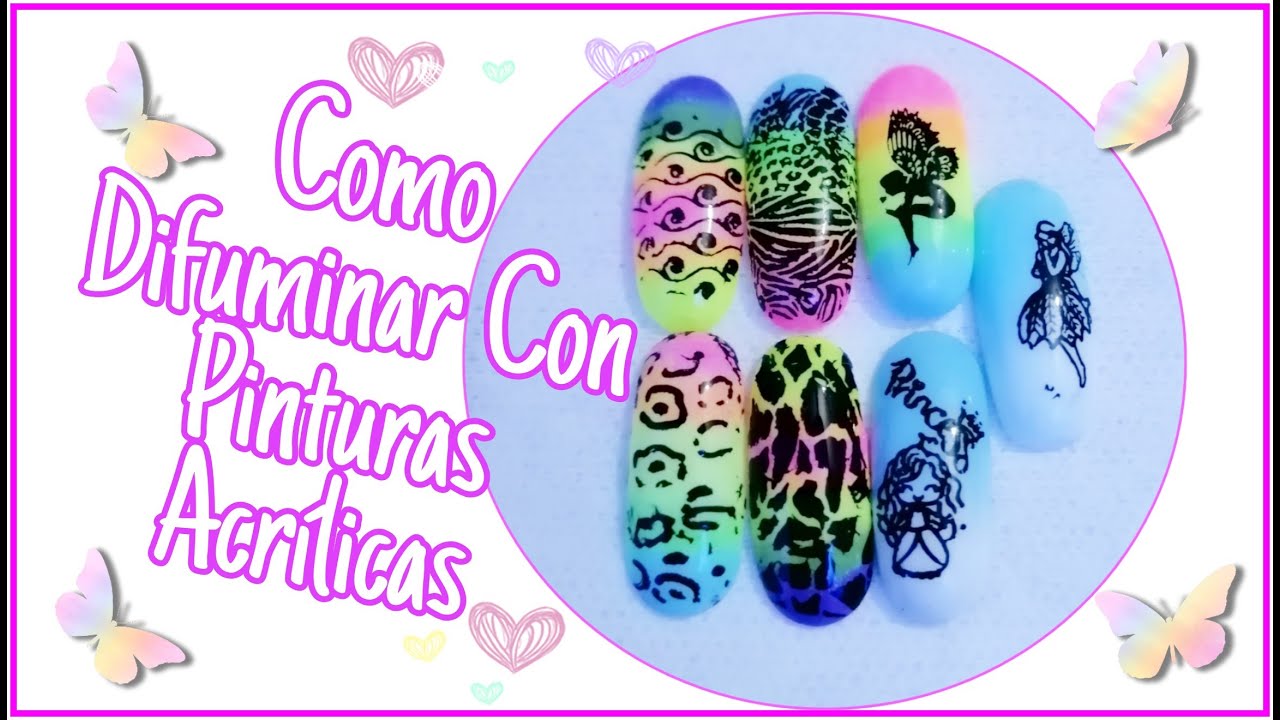 😁💟Como Difuminar Con Pinturas Acrílicas