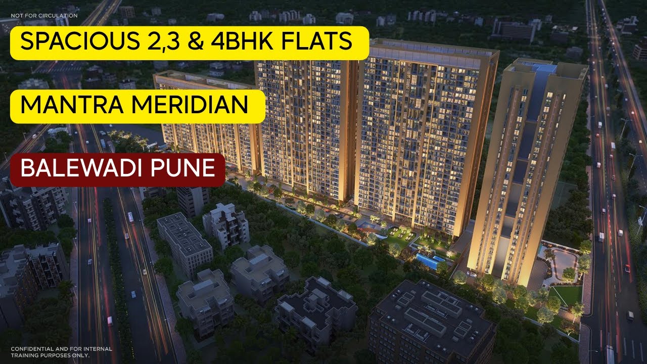 Mantra Meridian Balewadi Pune, 2, 3 ,4BHK & Duplex.