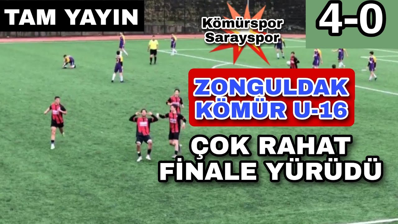 ZONGULDAK SARAY U-16 ZONGULDAK KÖMÜR U-16 0-4 PLAY-OFF YARI FİNAL TAM YAYIN ( 30 Nisan 2022 )