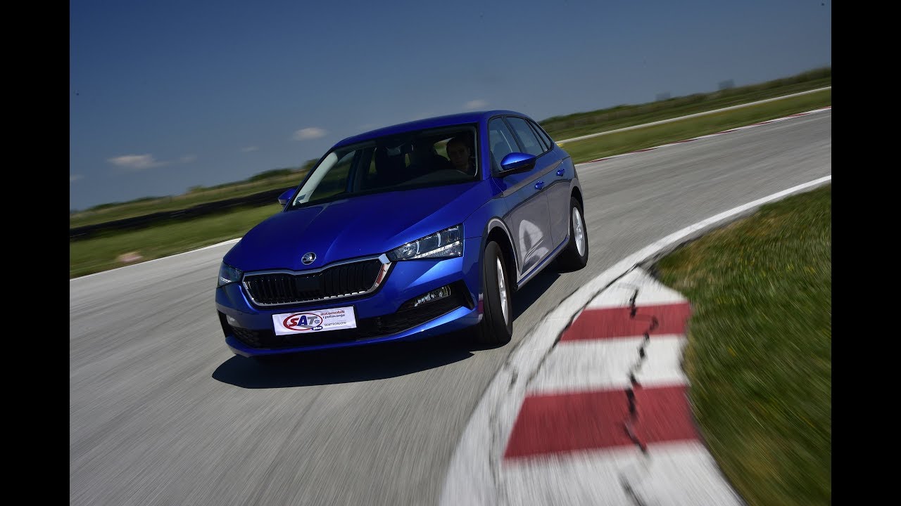 SKODA Scala - Test on track NAVAK by SAT TV Show