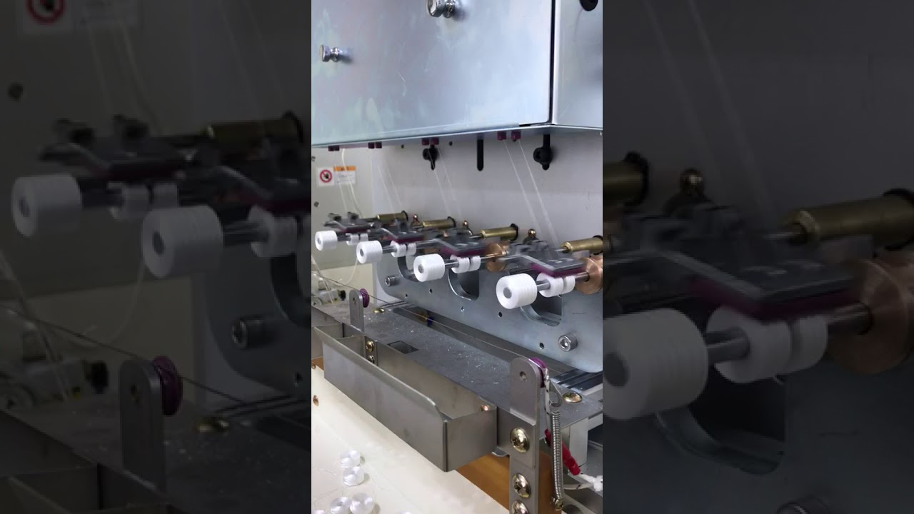 Prewound coreless bobbin winding machine to make coreless bobbins at Rs 0.70 per piece.