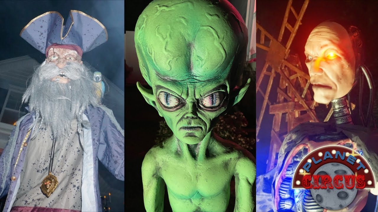Planet Circus Halloween Yard 2025 | Pirates vs Aliens