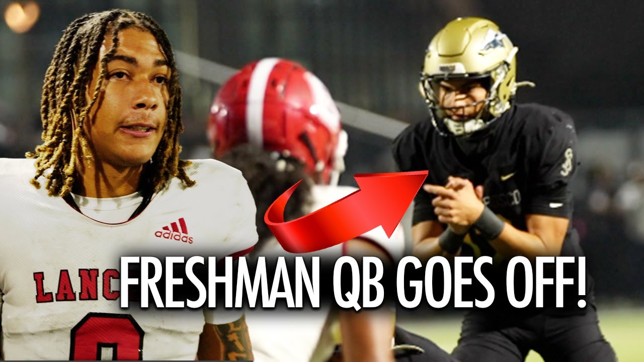 St. John Bosco vs Orange Lutheran FRESHMAN  QB Goes Off in Cali Football Showdown!