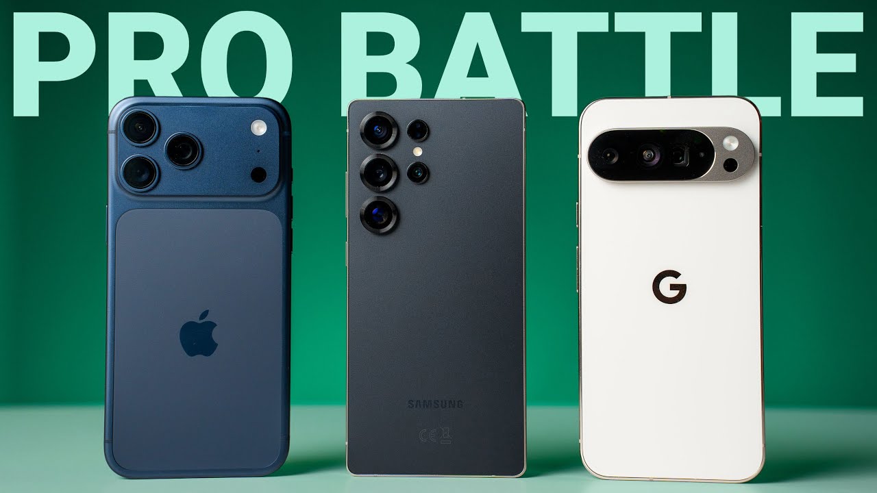 Сравнение iPhone 17 Pro Max, Pixel 10 Pro XL и Galaxy S25 Ultra