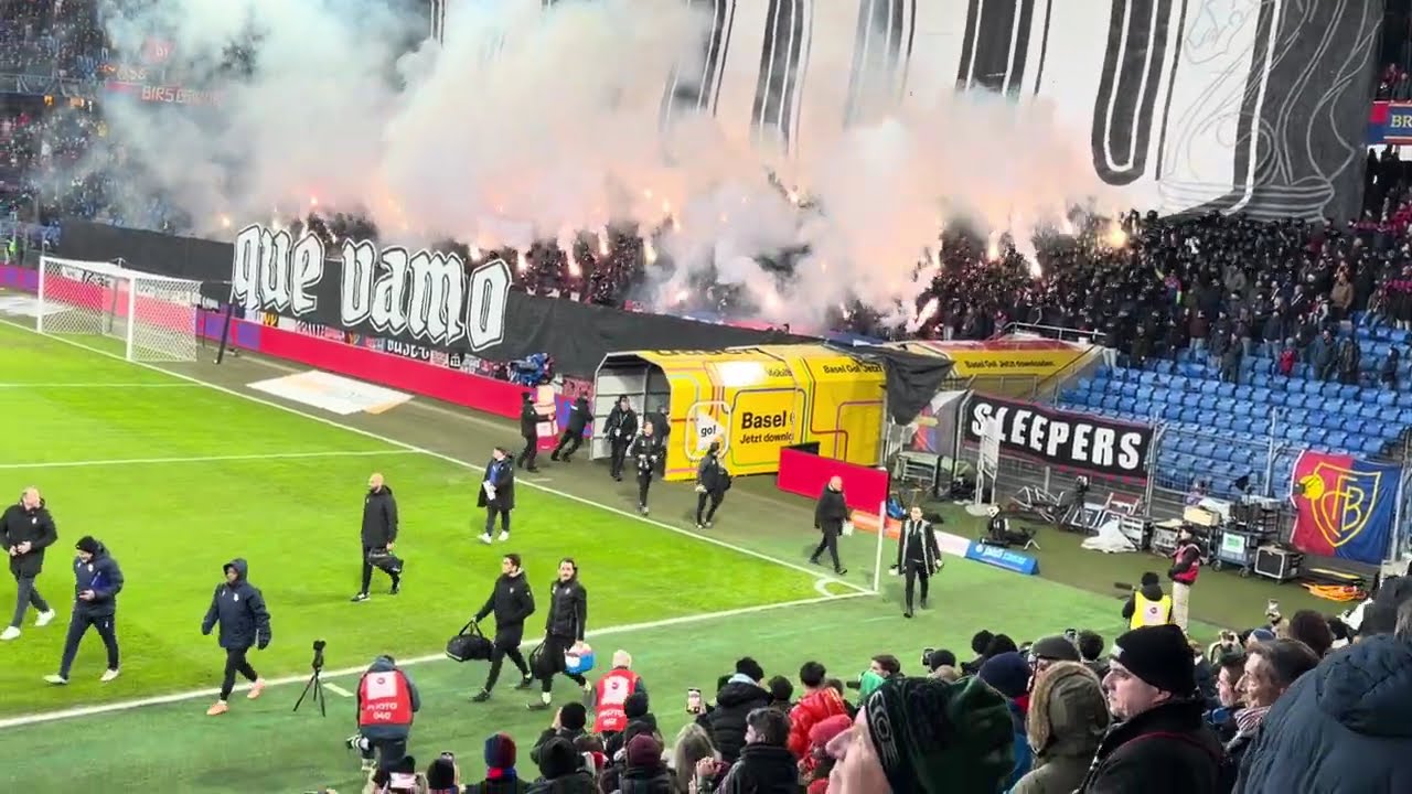 FC BASEL CHOREO VS FC LAUSANNE SPORT#oldskoolgunner #swisssuperleague #fcbasel1893 