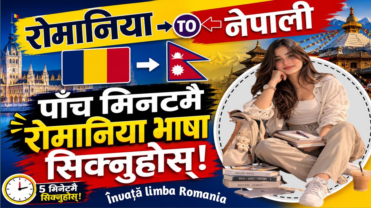 Daily Use Romanian Words in Nepali || learn romanian language in nepali || romania words to nepali