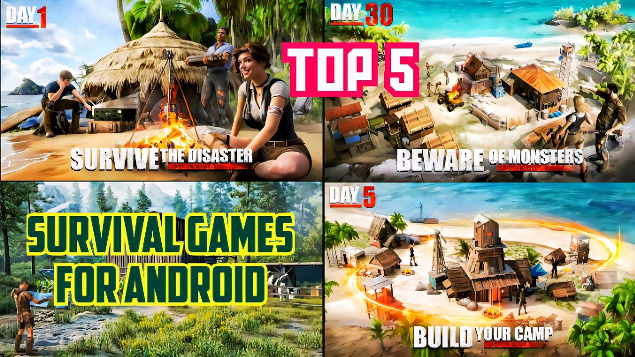 Top 5 Best Survival Games For Android 2026 🔥 High Graphics Survival Games