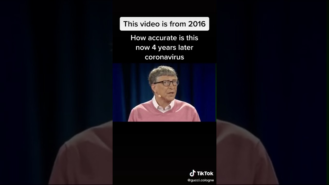 Bill Gates Predicted Corona Virus on Tedx
