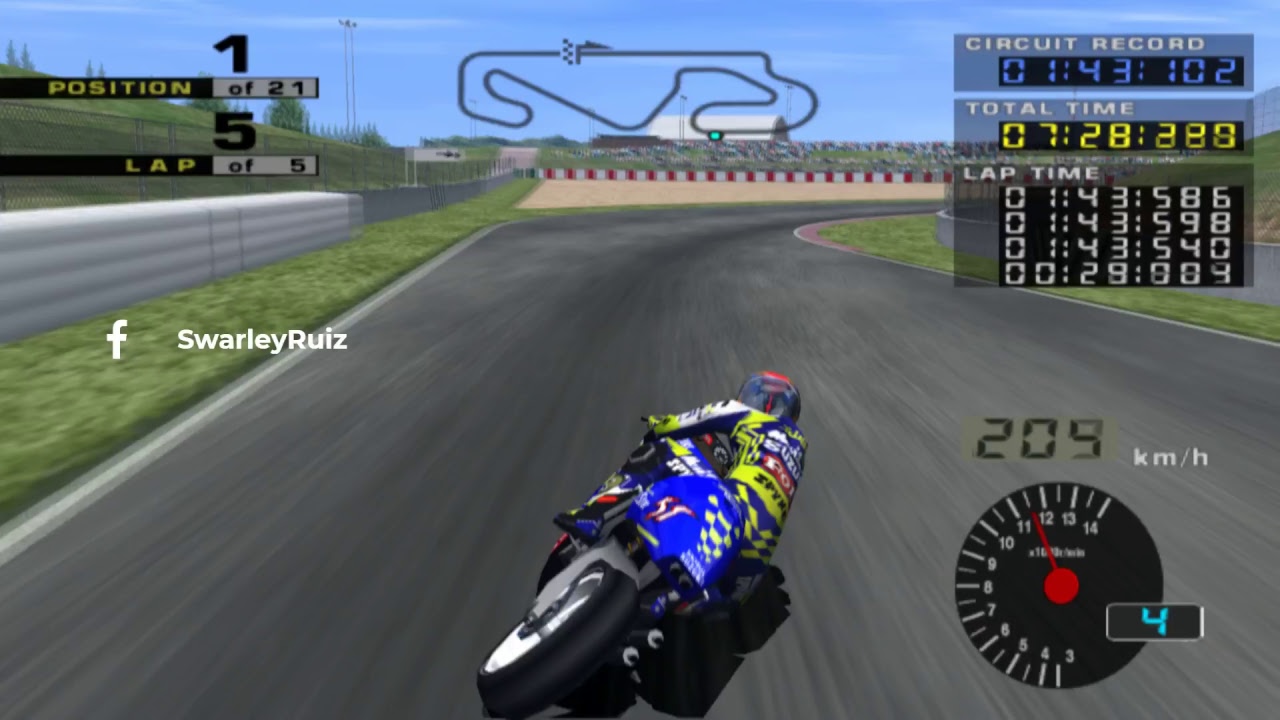 MotoGP 2 PS2 | Catañuña | Trayectoria #42