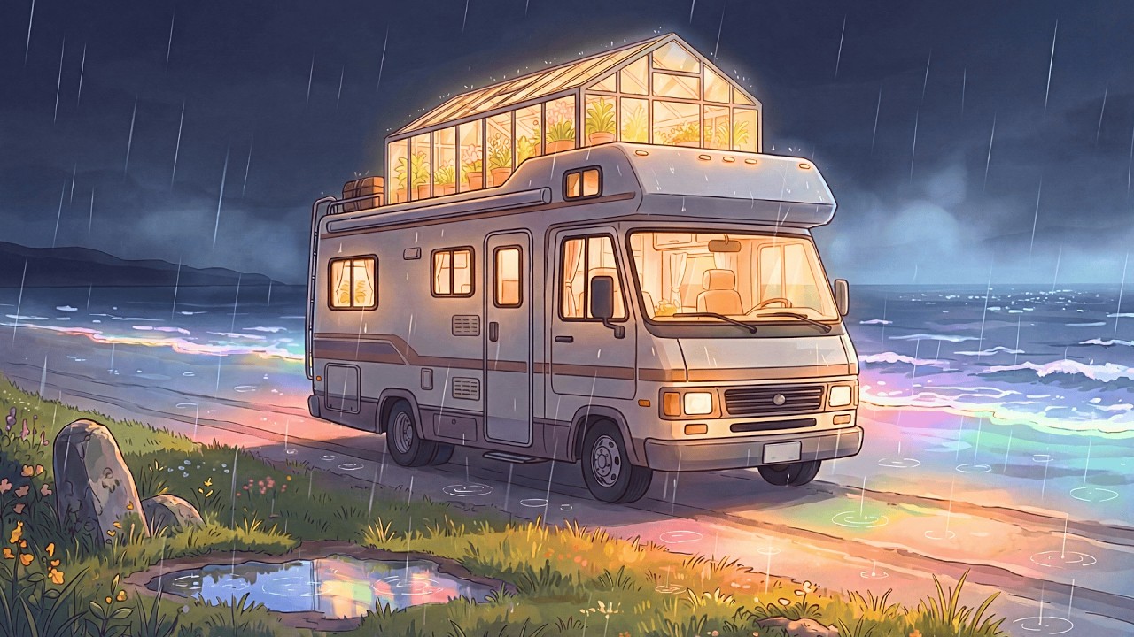 Life on Wheels A Motorhome Story | Ghibli-Styled Video