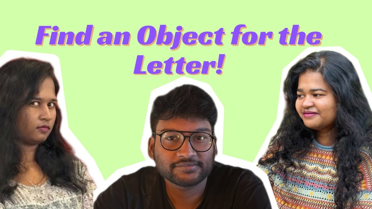 Find an Object | Random Letter Game With Friends 