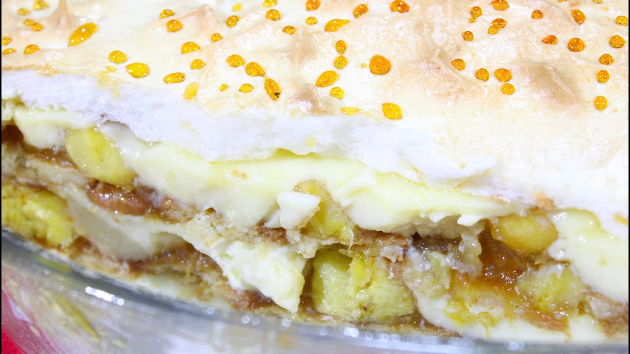 ESSA SOBREMESA DE BANANA É UM ESPETÁCULO DE DELICIOSA - VAI DEIXAR VOCÊ BABANDO
