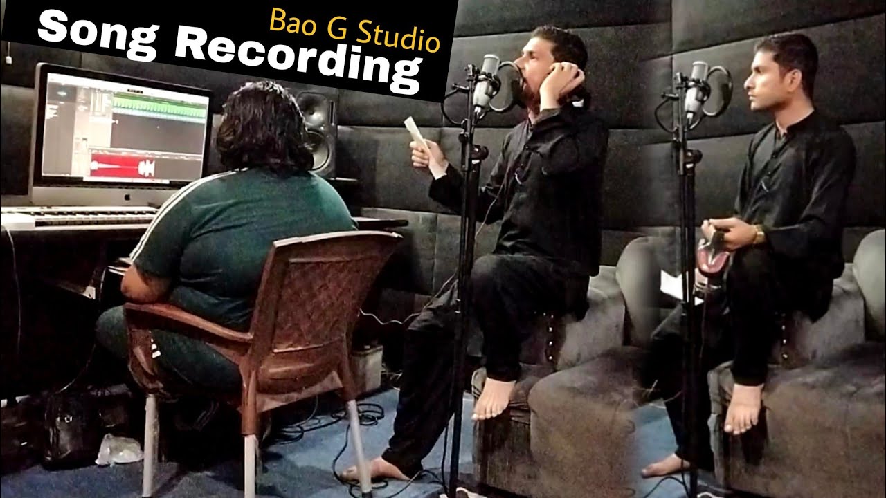 Song Recording | IKram Ullah khan | Bao G Studio Lahore 24 March 2024 | How to Record a Song ?