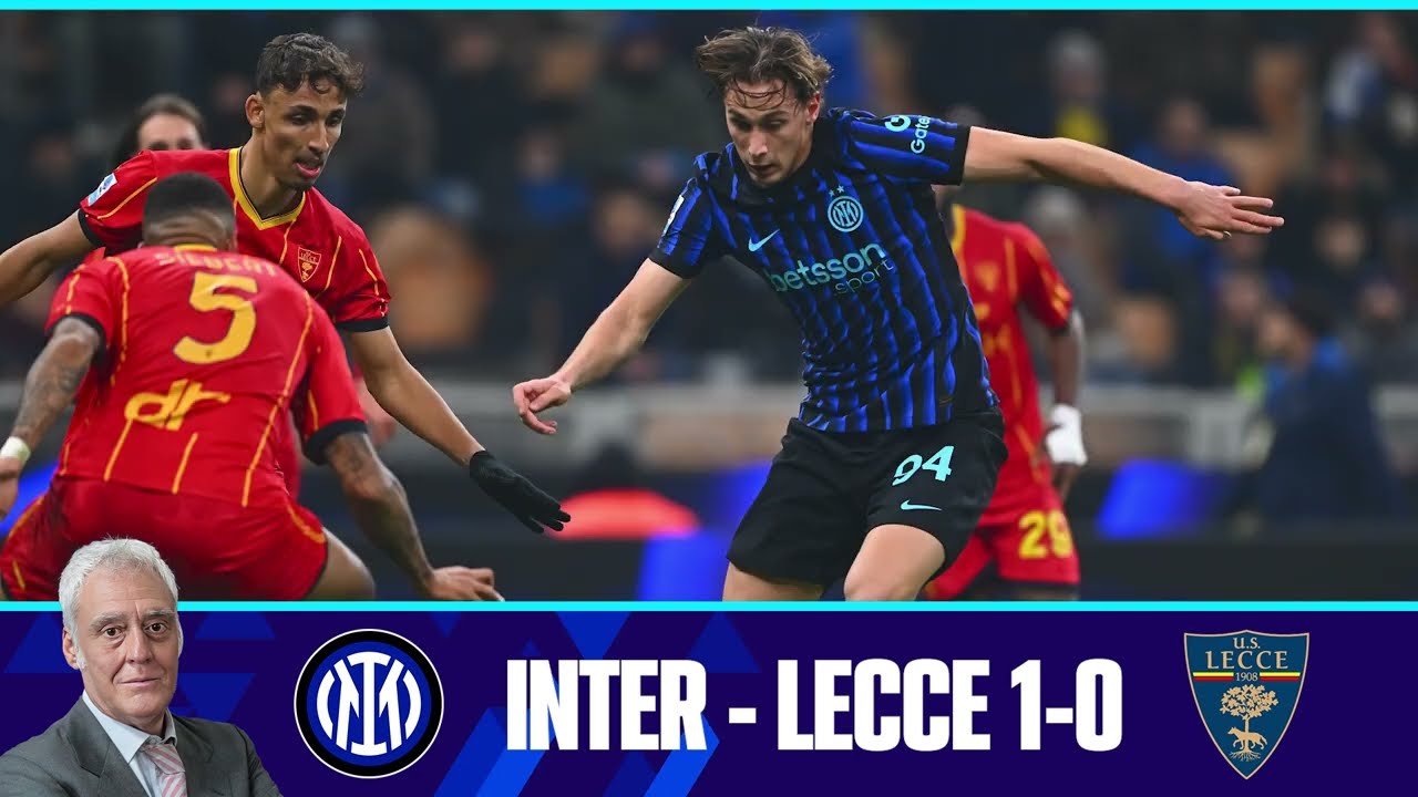 Inter-Lecce 1-0: il gol di PIO ESPOSITO FA IMPAZZIRE Francesco REPICE in radiocronaca