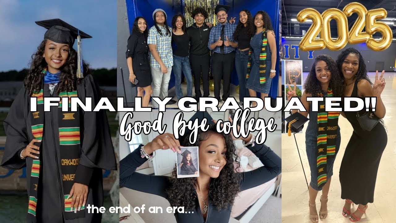 I AM A COLLEGE GRADUATE! *this is your sign to never give up* | Graduation GRWM Vlog | class of 2025