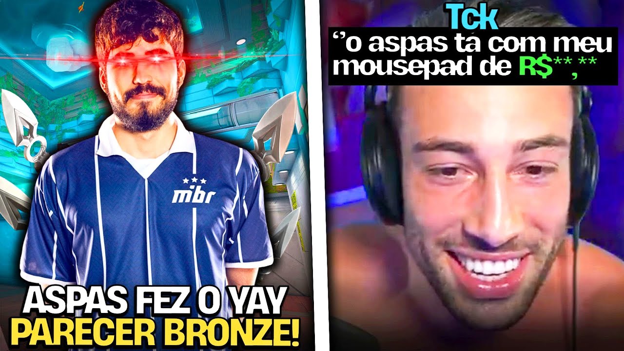 ASPAS DESTRUIU YAY NO CAMPEONATO! (TCK e FORSAKEN Reagem) I VALORANT CLIPS