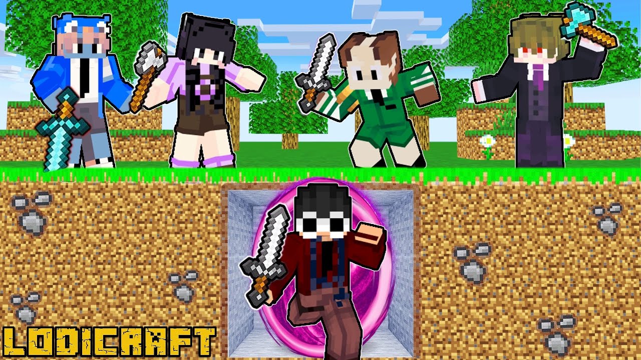 HUNTERS vs PORTAL SPEEDRUNNER in Minecraft!