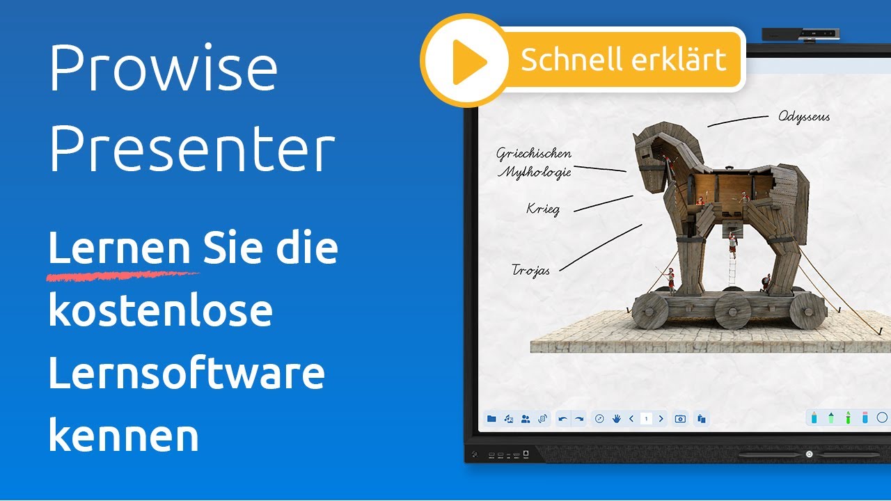 Das ist die kostenlose Lernsoftware Prowise Presenter