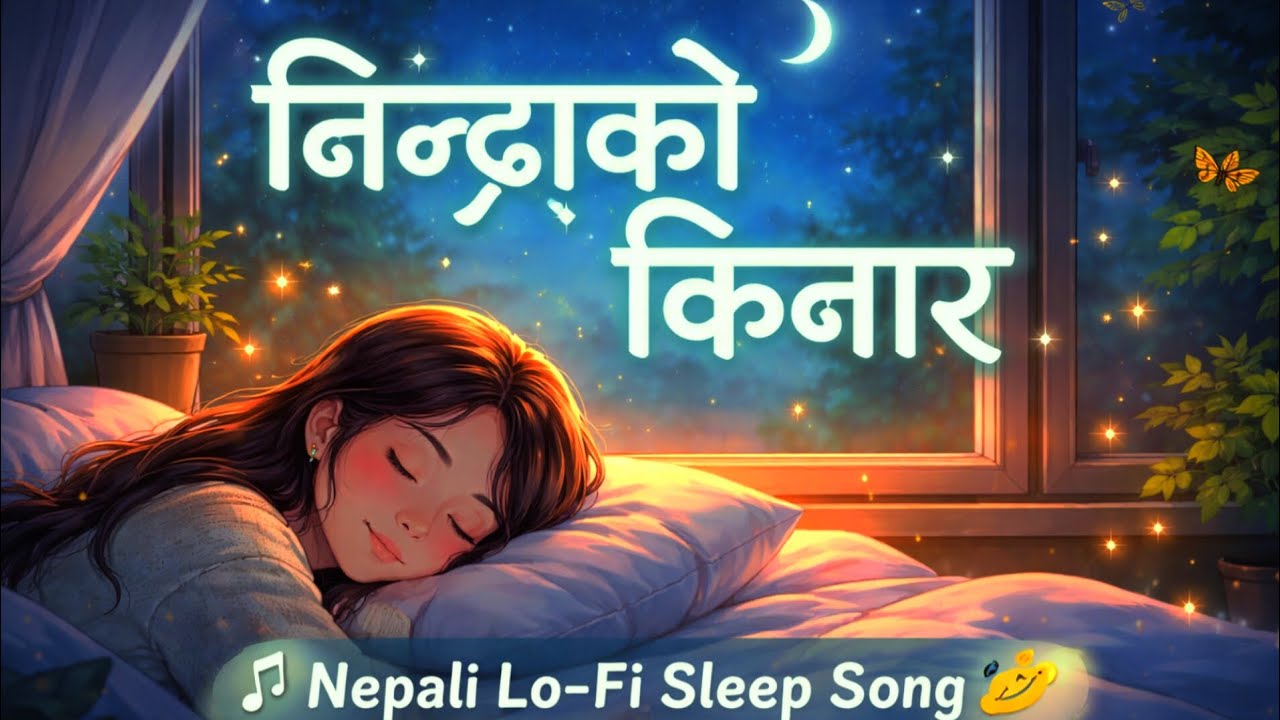 Nepali Lo-Fi Sleep Song 🌌 | निन्द्राको किनार | Calm & Peaceful Night Music