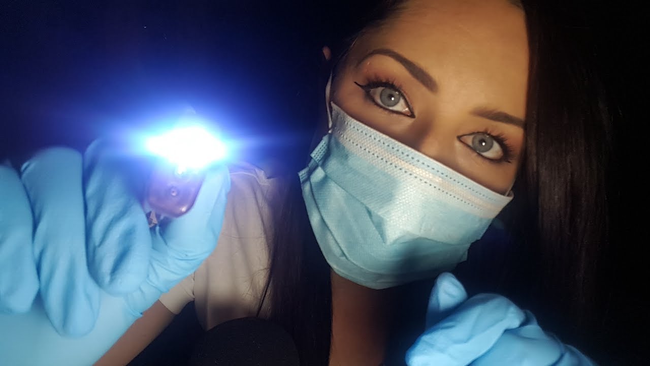 ASMR Dental Exam Roleplay - Relaxing Check up and cleaning with Latex Gloves
