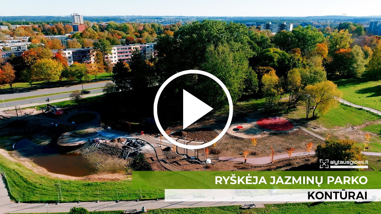 Ryškėja Jazminų parko kontūrai