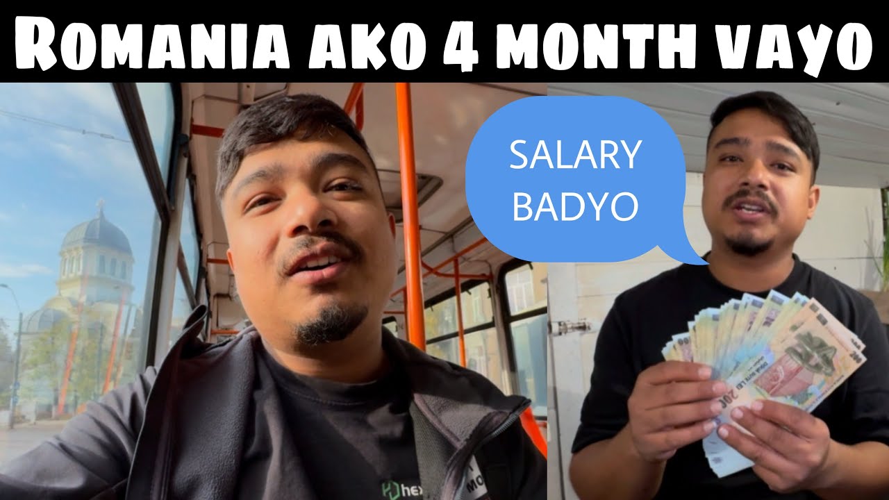 ROMANIA 🇷🇴 MA SALARY BADYO || AKO 4 MONTH PURA VAYO