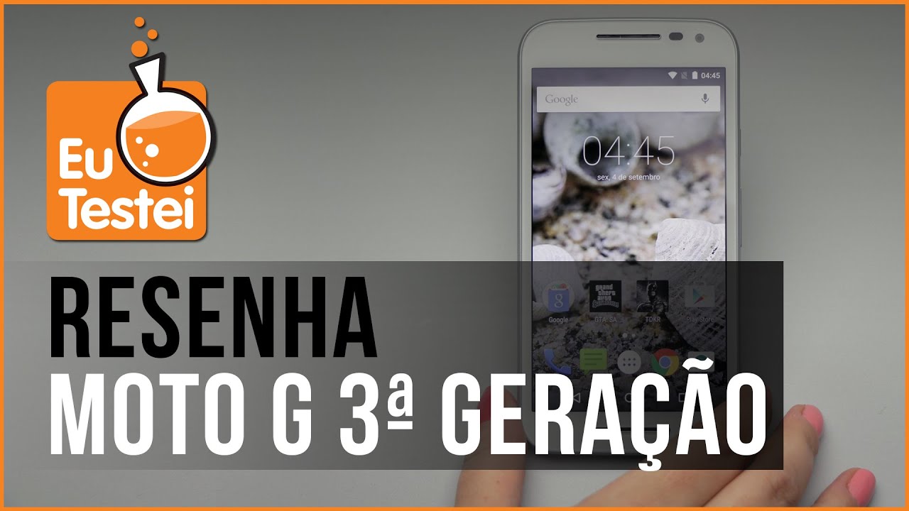 Moto G XT1543 Motorola Smartphone - Vídeo Resenha EuTestei Brasil
