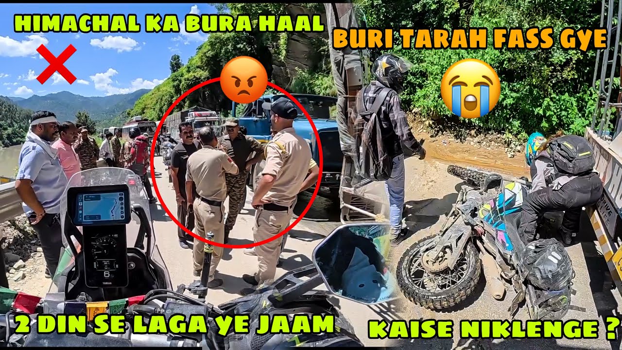 Himachal ka bura haal 😫 2 Din se log fase hai jaam mai ❌ Military bulani padh gayi 🙏🏻 sab khatam 