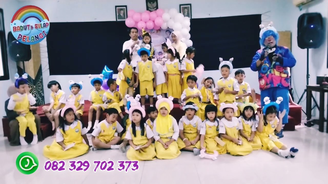 Om Badut Sanggar Pelangi 🌈http://wa.me/6282329702373#badut #viral #semuaorang