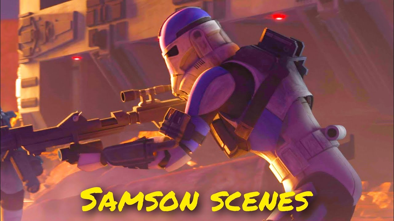 All clone trooper Samson scenes - The Bad Batch