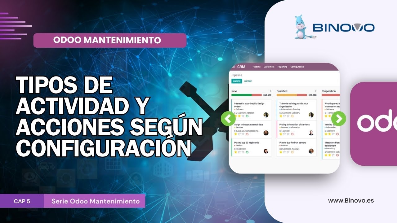 ODOO Mantenimiento | Tutorial 5 📌 Tipos de actividad y comportamientos según configuración