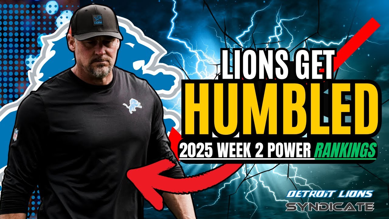 Week 2 Power Rankings: Detroit Lions Get HUMBLED, Drop OUT OF TOP 5