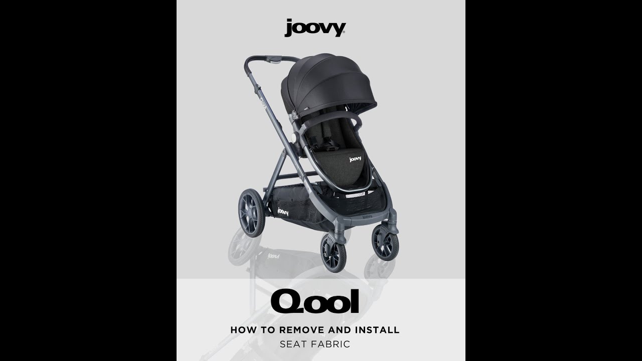 Joovy Qool How-To Remove & Install the Seat Fabric! 💪😎